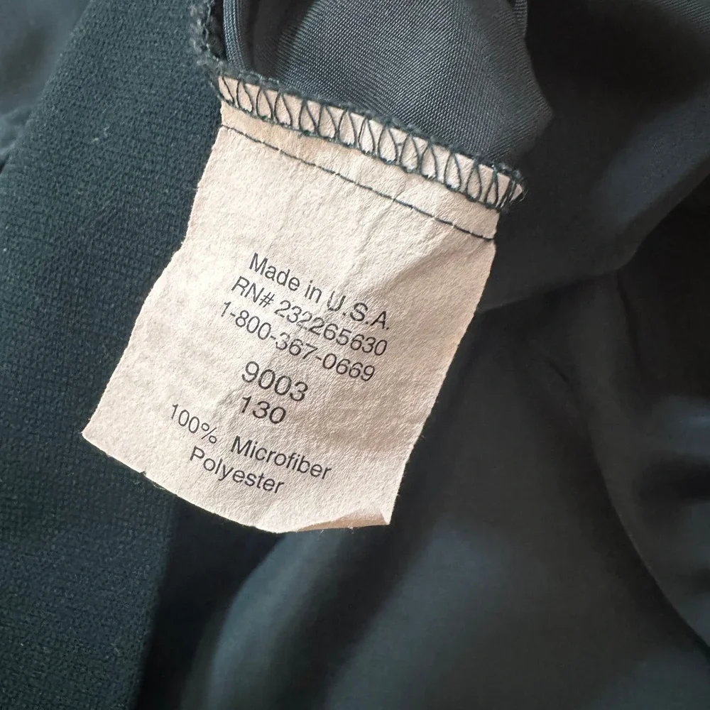 VTG Zero Restriction Vest Mens L‎ Green 1/4 Snap Windbreaker Golf MADE IN USA